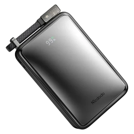 پاوربانک مک دودو مدل MC-433 67W، ظرفیت 20000 میلی‌آمپر ساعت، تکنولوژی 4.0 Quick Charge، فناوری USB PD، شارژ ایمن، تخصیص هوشمند شدت جریان خروجی، جنس بدنه پای‌کربنات، دارای 3 درگاه خروجی